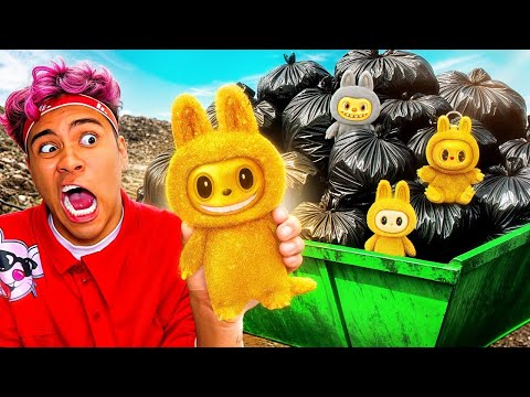 ENCONTREI UM LABUBU RARO NO MEIO DO LIXO * era de ouro?