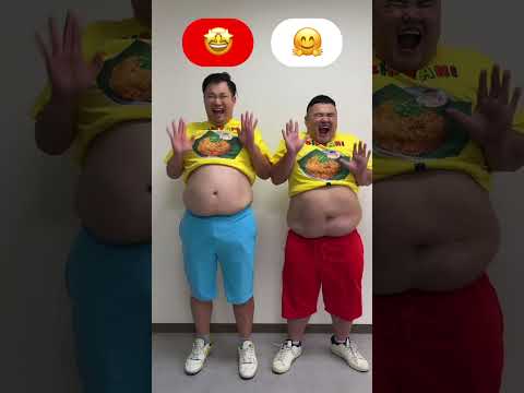 120kg双子の激痩せニコニコダンス【BIGコラボ】#dance #shorts #シャルロット #ンダホ