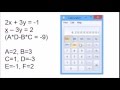 Memory Functions and Basic Calculations