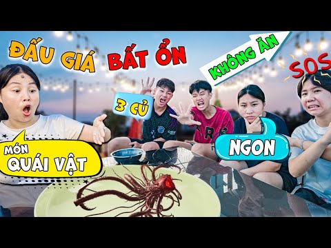 Hằng Hóng Hớt Thử Thách Đấu Giá Ăn Chơi Quanh Huyện Rất Nhiều Đồ Ăn Vặt