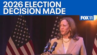 Kamala Harris not running for Governor of California  | FOX 11 LA