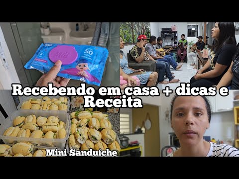 FIZ UM LANCHE DELICIOSO PARA RECEBER AMIGOS, DICAS E TRUQUES NA LIMPEZA