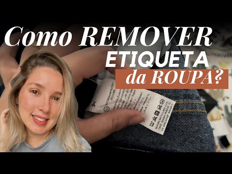 REMOVENDO ETIQUETA DAS ROUPAS | DONA DE LOJA