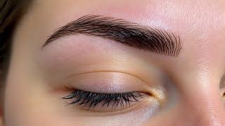 DISEŃO DE CEJAS con BROCHAS 💖✨productos que ayudan