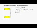Surface Area of Cylinders