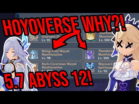 NEW Abyss 12 is WHACKY! 4 Star Only Clear and Day 1 Speedrun. Genshin Impact