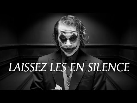 Pas d'aller-retour, quitte-les simplement en silence - Discours du Joker (Puissant)