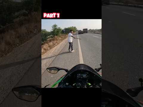 kawasaki ❌ Hayabusa ❌ hathi✅ Road pe  😂#shortvideo #shorts