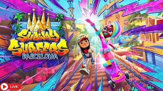 Subway Surfers Barcelona Live Stream #shortsfeed #shorts #viral #subwaysurfersshorts