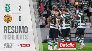 Resumo: Sporting 2-0 Nacional (Liga 26/27 #5)