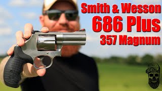 S&W 686 Plus 7 Shot 357 Magnum Revolver First Shots