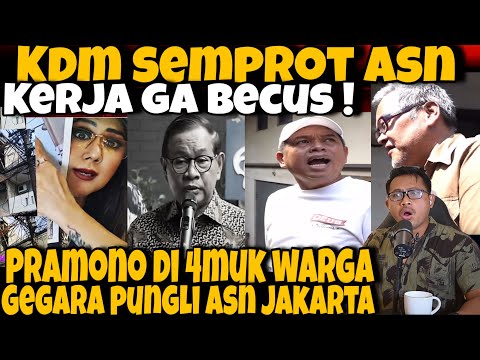 PARAH‼️PRAMONO ANUNG DI 4MUK WARGANYAH SENDIRI🤣 KDM SEMPROT ASN KERJA GA BECUS ! RASAIN🤣