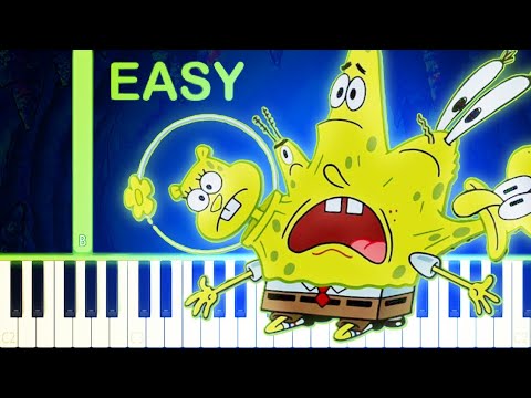 WHO AM I SONG | Spongebob Squarepants - EASY Piano Tutorial