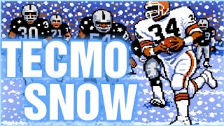 When Does It Snow In Tecmo Bowl?