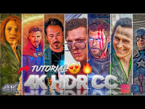 🔥Trending 4K HDR CC Video Editing In Alight Motion | Alight Motion Tuturiol | 4K EDITS