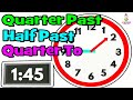Telling Time: Mastering Quarter Past, Half Past, and Quarter To