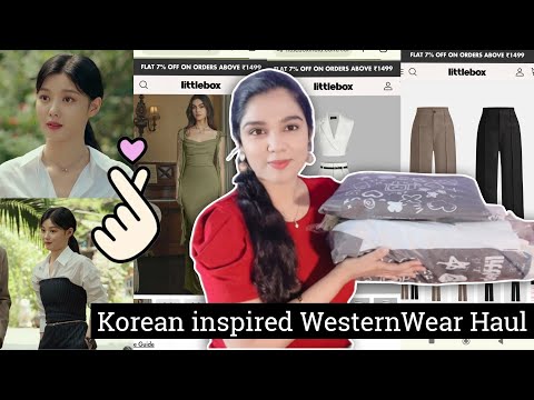 Korean inspired western wear haul in Tamil | Little box India shopping haul in Tamil |