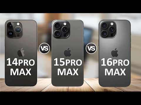 iPhone 16 Pro Max Vs iPhone 15 Pro Max Vs iPhone 14 Pro Max - Full Comparison!