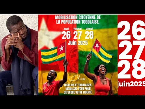 Grande mobilisation les 26, 27 et 28 Juin pour la liberation du #Togo. Seule la lutte libère!