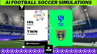 AL-HILAL vs AL-TAAWOUN ⚽ Saudi Pro League 2025/26 Matchday 27 🟩 EA FC 26 Simulation