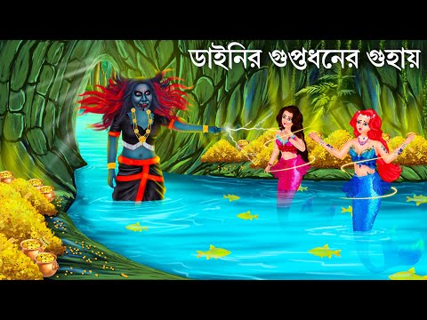 জলপরী ও গুপ্তধন চুরির সাহস | Jalpari O Bhuter Cartoon | Notun Bangla Golpo | Bengali Fairy Tales