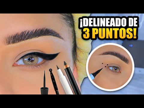 DELINEADO PERFECTO PARA PÁRPADO CAÍDO :TECNICA DE 3 PUNTOS.