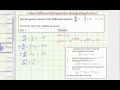 Differential Equations and Integrating Factors