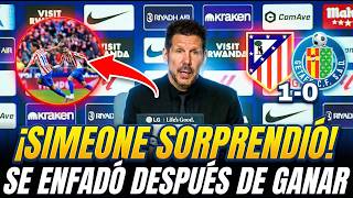 💥 SIMEONE TRAS EL 1-0 AL GETAFE '6 DE LOS ÚLTIMOS 7' | RUEDA DE PRENSA