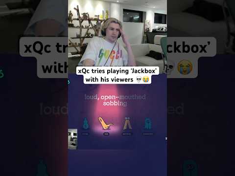 xQc Tries Playing 'JACKBOX Party' With VIEWERS 😭 #xqc #jackbox #games