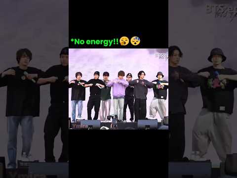 BTS puts 100% of their Energy on stage !! 🔥🔥#bts #kpop #shorts