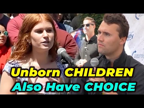 Charlie Kirk Educate Pro choice who Tried to Defend Abortion… It Didn’t Go Well 😬