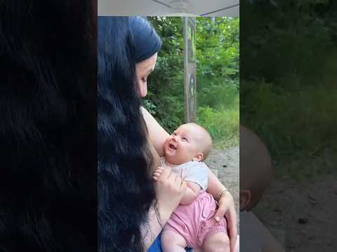 mom life for bebyis 💕😘💕 so cute beby Lough 🤣#fypage #fypシ゚viral #funny #funny