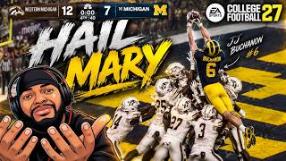 Michigan Hail Mary For The Win..... INSANE!