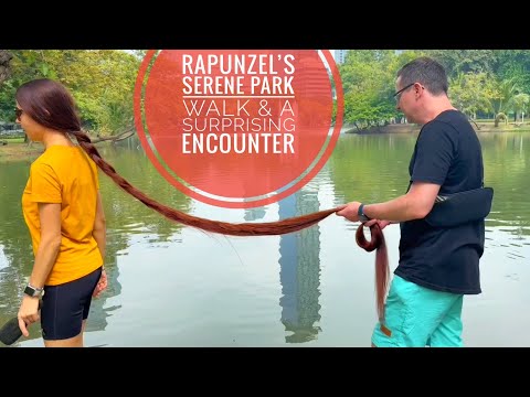 Rapunzel’s Serene Park Walk & a Surprising Encounter (SELLFY & PATREON PREVIEW) #hair #longhair