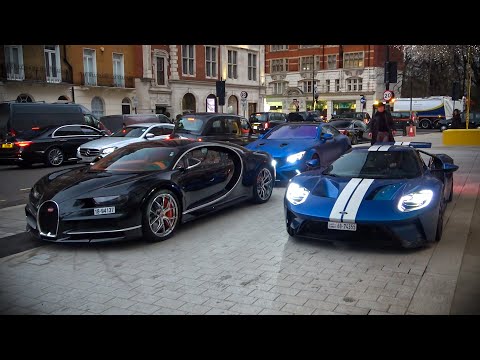 Supercars in London December 2024 - #CSATW691 | Bugatti Chiron, Koenigsegg Regera, 12 Cilindri