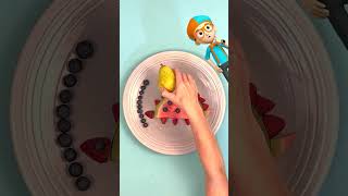 Gemüsekunst und -handwerk 🦖🥦 #blippi #vegetables #dinosaur