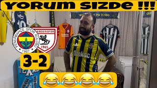 Delil Reis Fenerbahçe 3-2 Samsunspor Maçı Tepki Videosu - #keşfet #fenerbahçe #galatasaray #futbol 