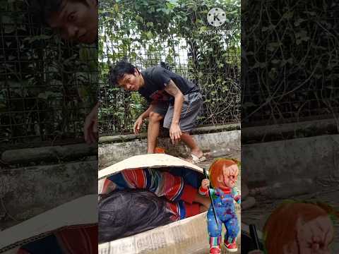 CHUCKY short || CHUCKY hiding in tha box??๐ฑ๐ฑ #youtubeshorts #dingdong