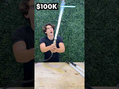 $1 Vs $100,000 Lightsaber