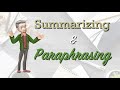 Summarizing vs. Paraphrasing in ESL Writing