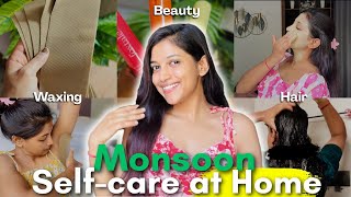 Monsoon ☔️ SELF CARE ROUTINE At Home 🌼💆🏻‍♀️✨ Full Head to Toe ❤️
