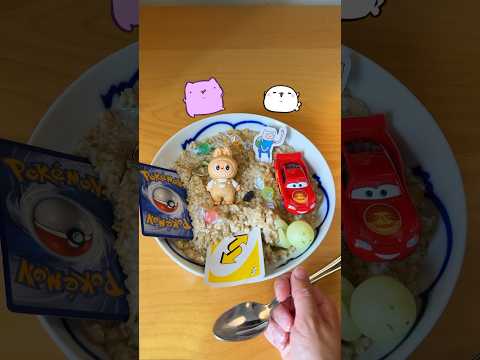 Have you ever tried Labubu oatmeal? #animation #cat #cute