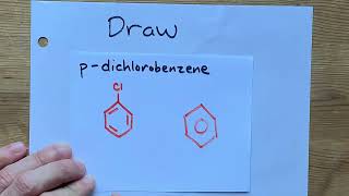 Draw p-dichlorobenzene (para)