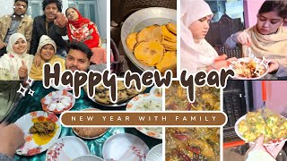 New year party with family 🎉🎊