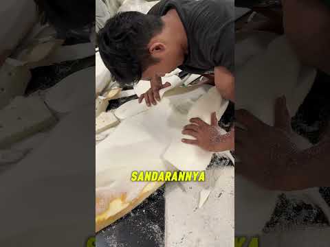 Jok hasil pengerjaan 12 JAM #pmauto #joklatex #honda