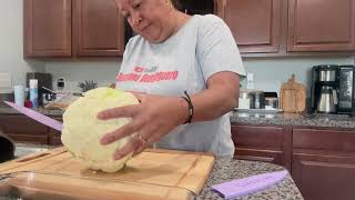 How to Make Califlower Gratin with Alfredo Sauce