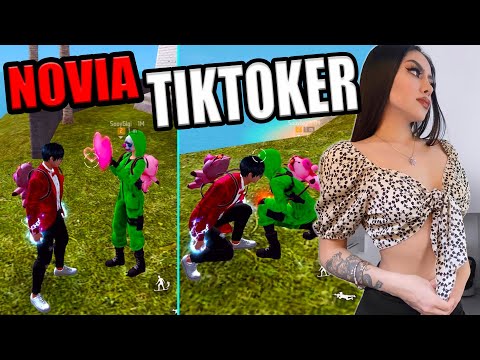 CONSIGO NOVIA TIKTOKER EN ENTRENAMIENTO - ME DA SU WHATSAPP - FREE FIRE