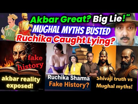 Akbar Reality Exposed | Ruchika Sharma Fake History | Shivaji Maharaj Controversy | Mughal Myths