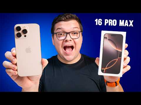 vale um rim! iPhone 16 PRO MAX chegou! Unboxing e Testes