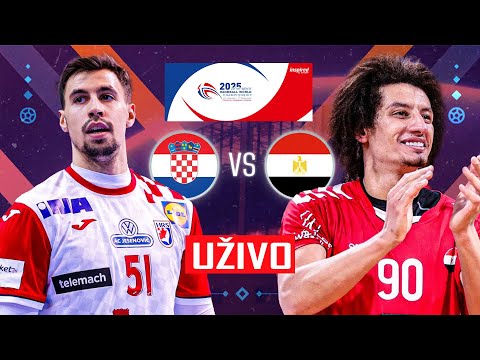 EGIPAT - HRVATSKA RUKOMET UŽIVO *World Championship* #commentary